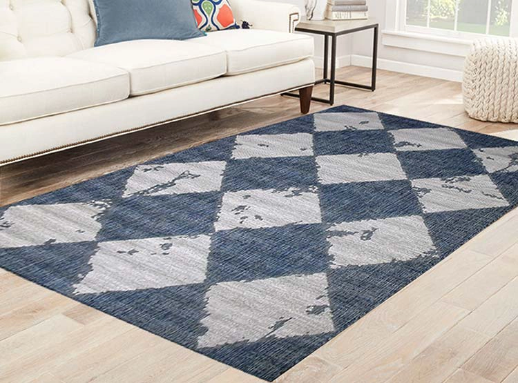 ALFOMBRA IDETEX ATENEA AISAL CONTEMPORÁNEA MODERNA 160 X 230 CM AZUL - 2