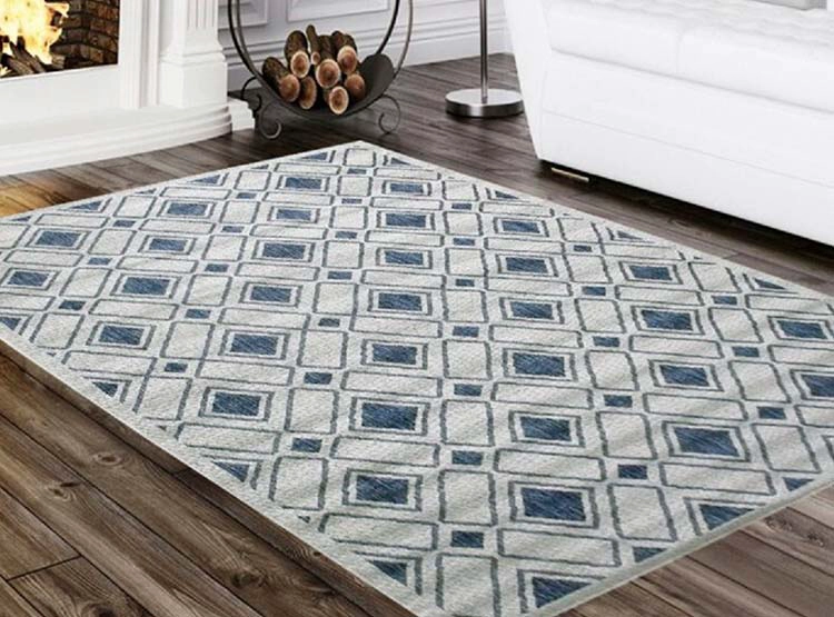 ALFOMBRA IDETEX ATENEA AISAL CONTEMPORÁNEA MODERNA 160 X 230 CM CELESTE - 2
