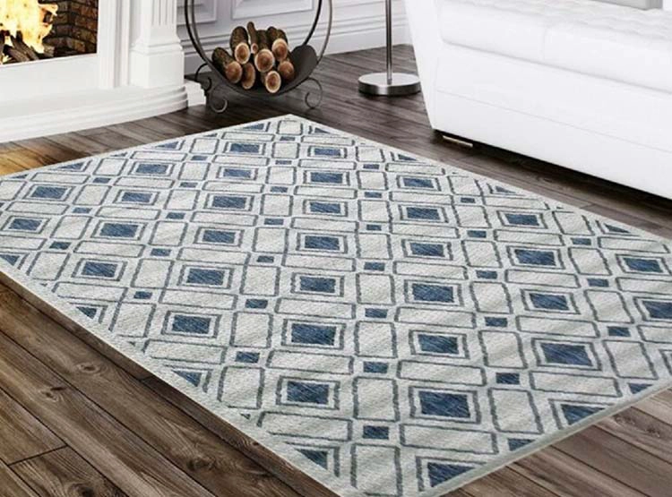 ALFOMBRA IDETEX ATENEA AISAL CONTEMPORÁNEA MODERNA 240 X 340 CM CELESTE - 2