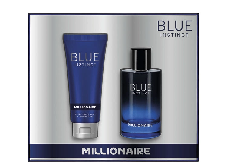 SET PERFUME MILLIONAIRE BLUE INSTINCT HOMBRE EDP 95 ML+ AFTER SHAVE 100 ML - 1