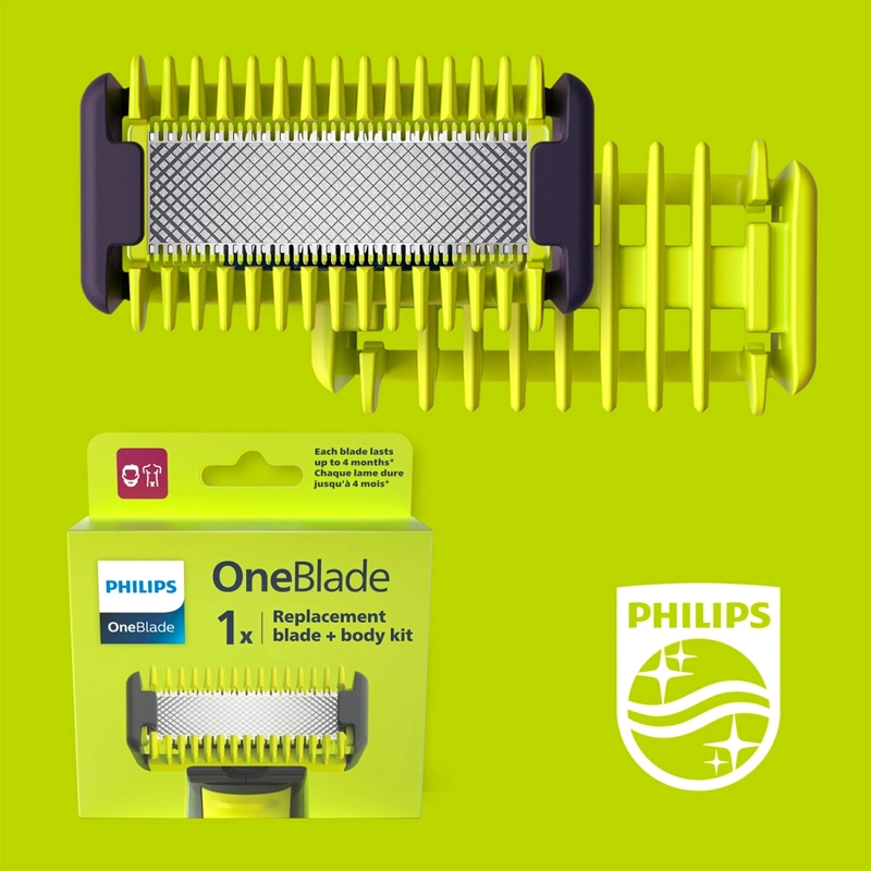 CABEZAL DE REPUESTO PHILIPS ONEBLADE FACE&BODY QP610/51 - 3