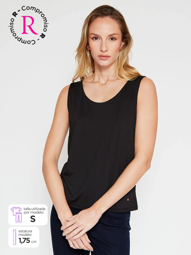 POLERA SIN MANGAS MUJER CACHAREL TIRANTES - 1