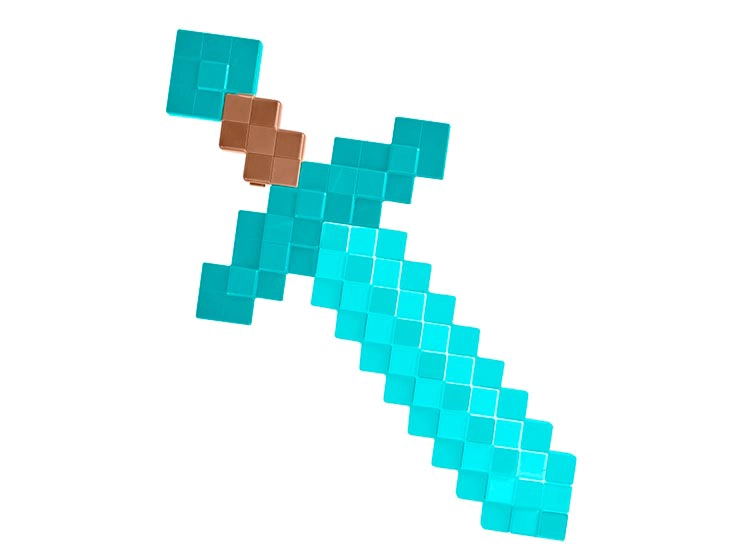 JUGUETE MINECRAFT VANILLA DAGA ENCANTADA / MODELO ALEATORIO - 4