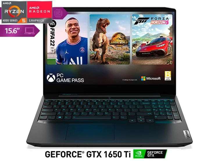 NOTEBOOK GAMER LENOVO IDEAPAD GAMING 3 15ARH05 AMD RYZEN 5 8 GB