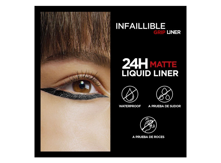 DELINEADOR DE OJOS LOREAL INFALLIBLE 24H MATTE LIQUID WATERPROOF 3 ML - 4