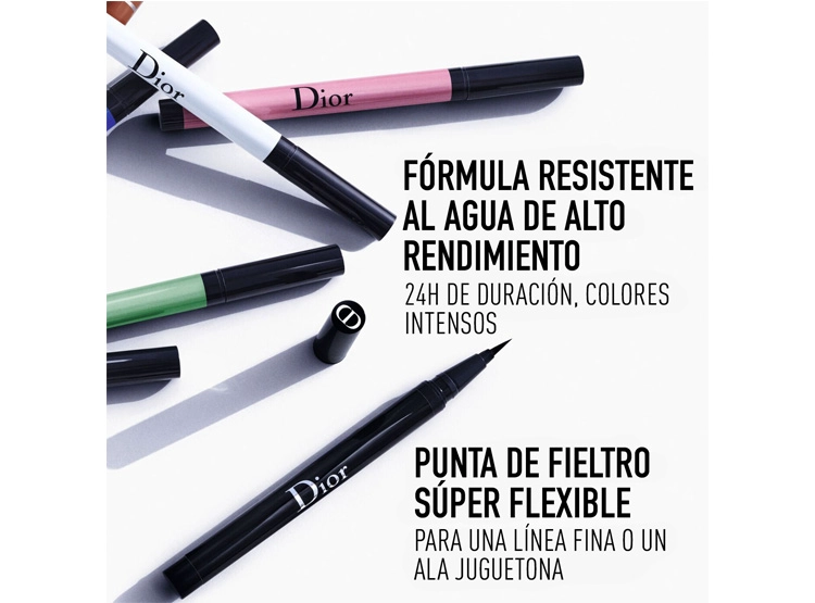 DELINEADOR DE OJOS DIOR SHOW ON STAGE LINER 1 MATTE WHITE WATERPROOF - 4