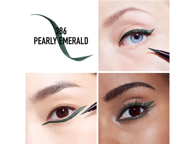 DELINEADOR DE OJOS DIOR SHOW ON STAGE LINER 386 PEARLY EMERALD WATERPROOF - 3