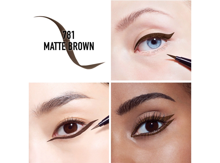 DELINEADOR DE OJOS DIOR SHOW ON STAGE LINER 781 MATTE BROWN WATERPROOF - 3