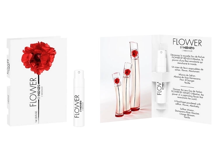 SET PERFUME KENZO FLOWER L'ABSOLUE MUJER EDP 50 ML+ MUESTRA DE REGALO, COMPRA Y PRUEBA. - 4
