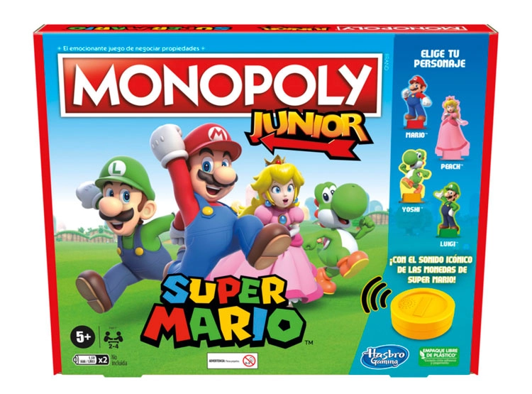 JUEGO DE MESA MONOPOLY EDICIÓN SUPER MARIO - 1
