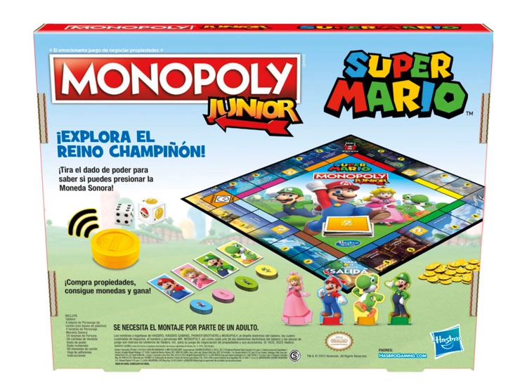 JUEGO DE MESA MONOPOLY EDICIÓN SUPER MARIO - 4