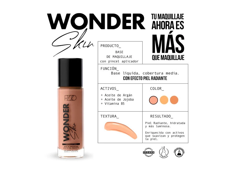 BASE DE MAQUILLAJE PETRIZZIO WONDER PIEL RADIANTE 35 ML - 3