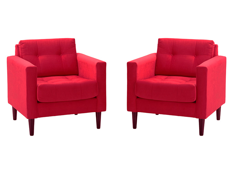 SET 2 SILLONES BODEVIR RETRO 1C - 1