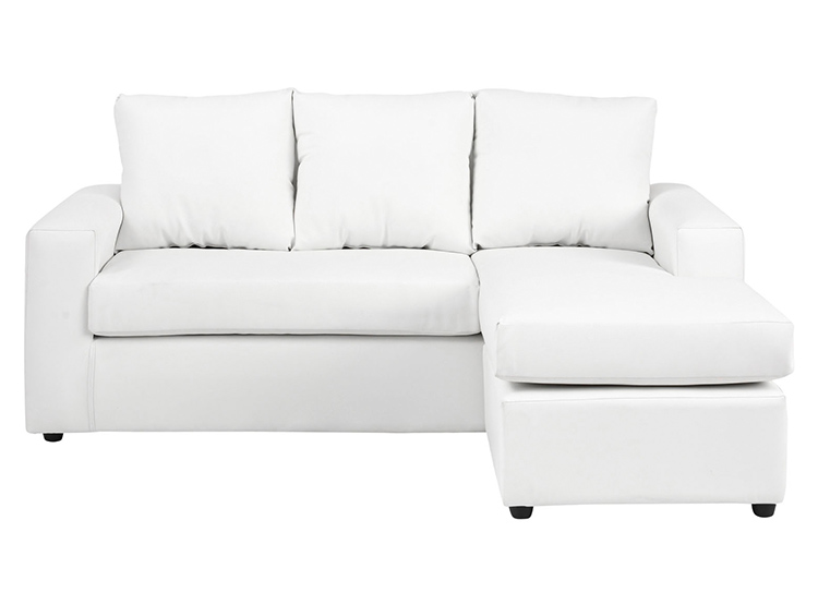 SET DE MUEBLES BODEVIR SOFÁ SECCIONAL BI-L PU 3 CUERPOS + POUFS - 2