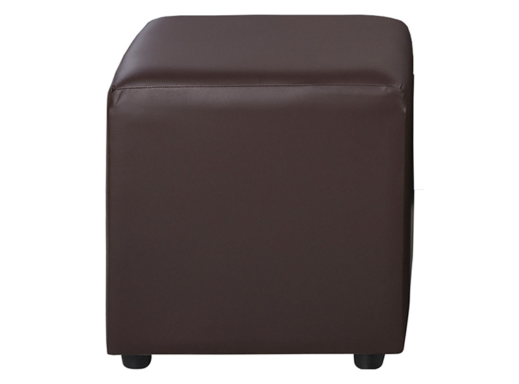 SET DE MUEBLES BODEVIR SOFÁ SECCIONAL BI-L PU 3 CUERPOS + POUFS - 6