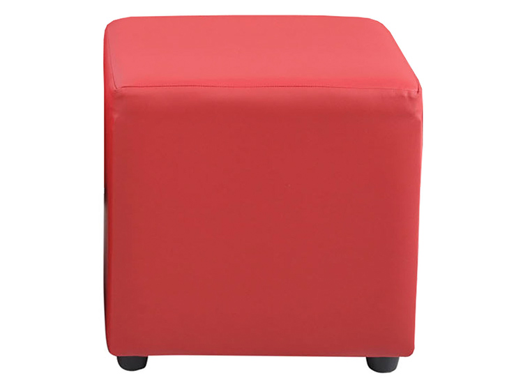 SET DE MUEBLES BODEVIR SOFÁ SECCIONAL BI-L PU 3 CUERPOS + POUFS - 5