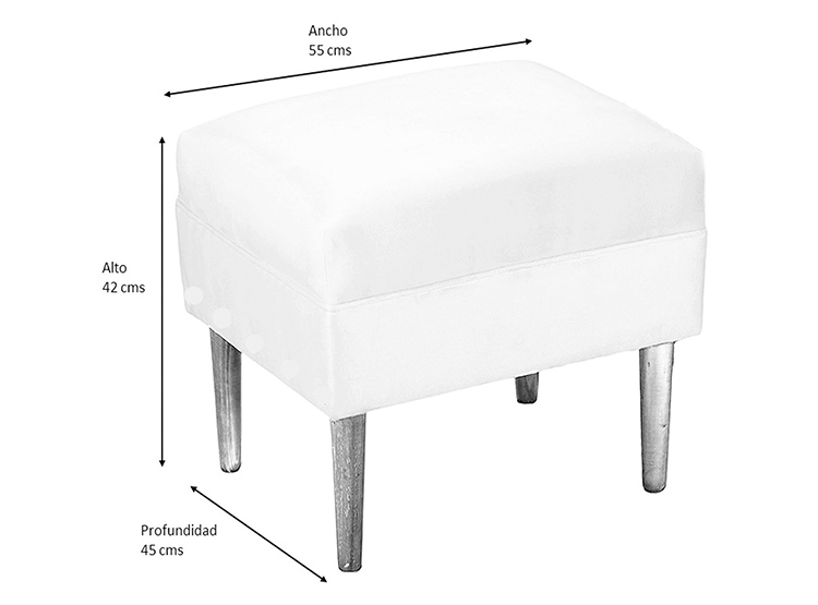 SET 2 POUF BODEVIR SKY PU - 4