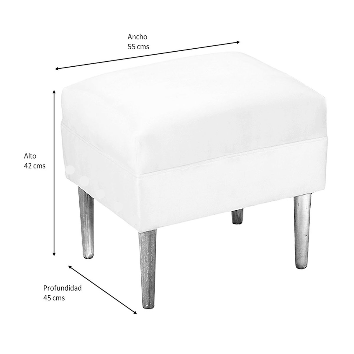 SET 2 POUF BODEVIR PROVENZA PU - 4