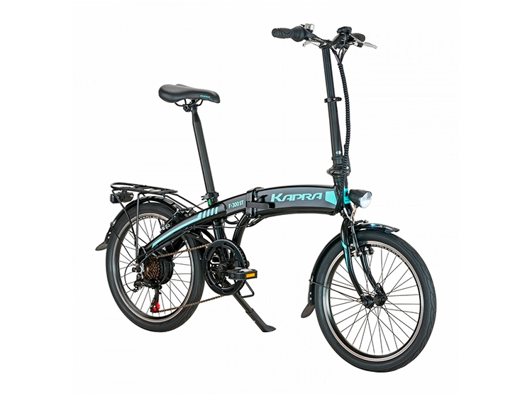 BICLETA ELÉCTRICA KAPRA FOLDING F-300 NEGRO ARO 27.5 - 1