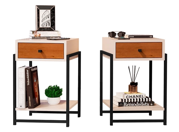VELADOR BE DESIGN INDUSTRIAL CARAMELO - 2