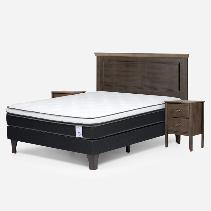 JUEGO DE DORMITORIO ROSEN CAMA EUROPEA NEW STYLE 6 BN 2 PLAZAS + SET ANNA - 2