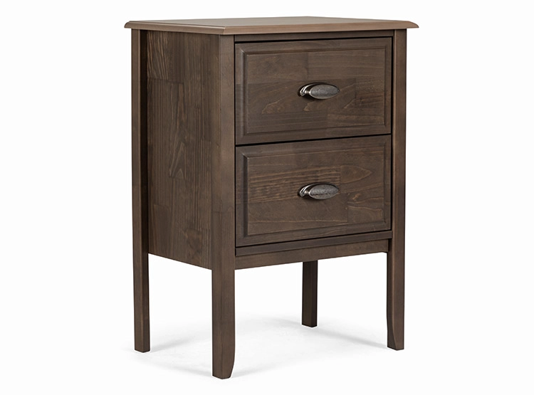 SET DE MUEBLES ROSEN DORMITORIO ANNA KING MADERA CAFÉ - 3