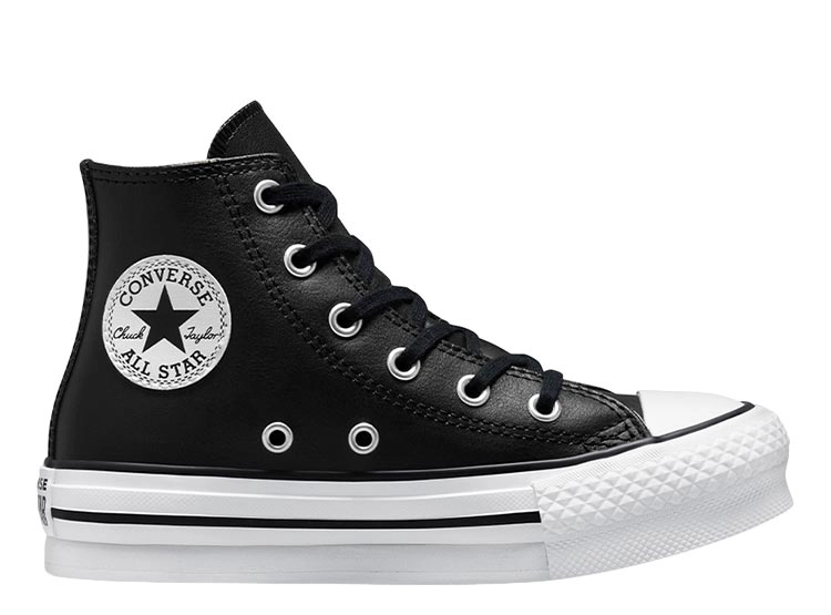 ZAPATILLAS NIÑA CONVERSE URBANAS NEGRO LIFT - 1