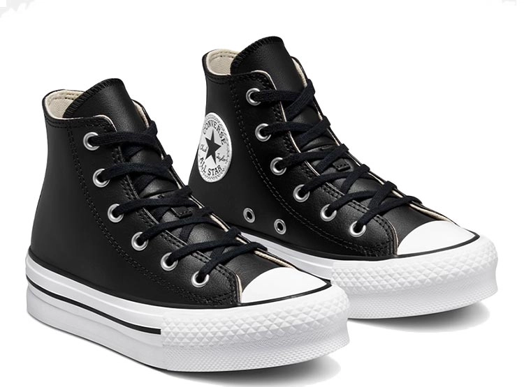 ZAPATILLAS NIÑA CONVERSE URBANAS NEGRO LIFT - 2