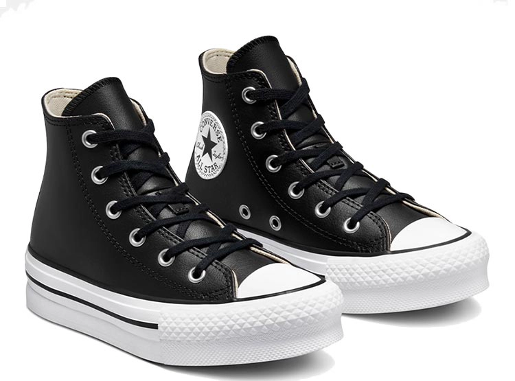 ZAPATILLAS NIÑA CONVERSE URBANAS NEGRO LIFT - 2