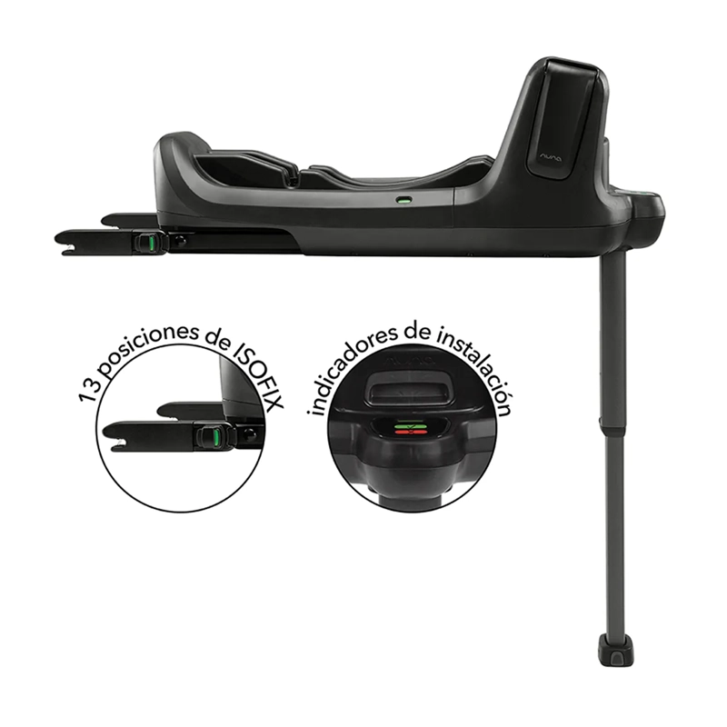 BASE SILLA NUNA NN4020010204CS NEGRO AUTO PIPA NEXT - 2