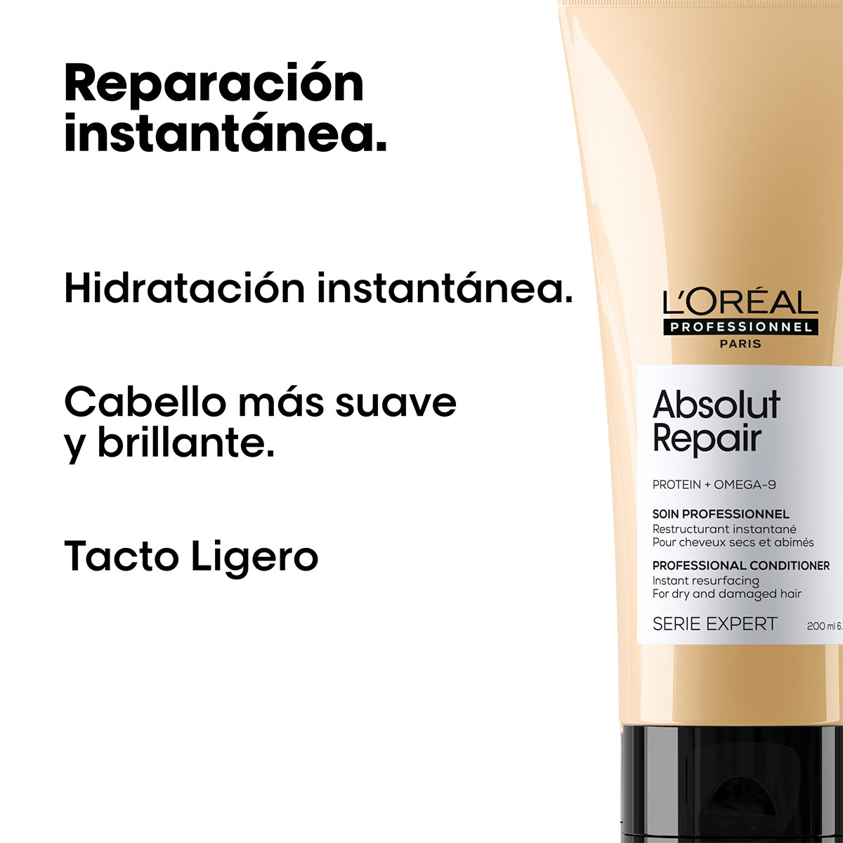 ACONDICIONADOR LOREAL PROFESSIONNEL REPARACIÓN PROFUNDA CABELLO DAÑADO ABSOLUT REPAIR 500 ML - 2