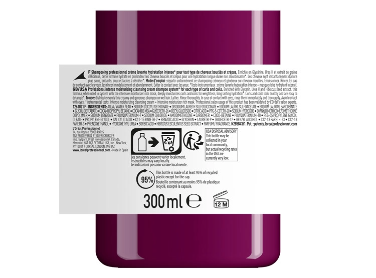 SHAMPOO LOREAL PROFESSIONNEL HIDRATANTE CABELLO RIZADO ONDAS CURL EXPRESSION 250 ML - 11