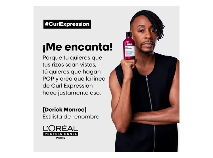 SHAMPOO LOREAL PROFESSIONNEL HIDRATANTE CABELLO RIZADO ONDAS CURL EXPRESSION 250 ML - 6