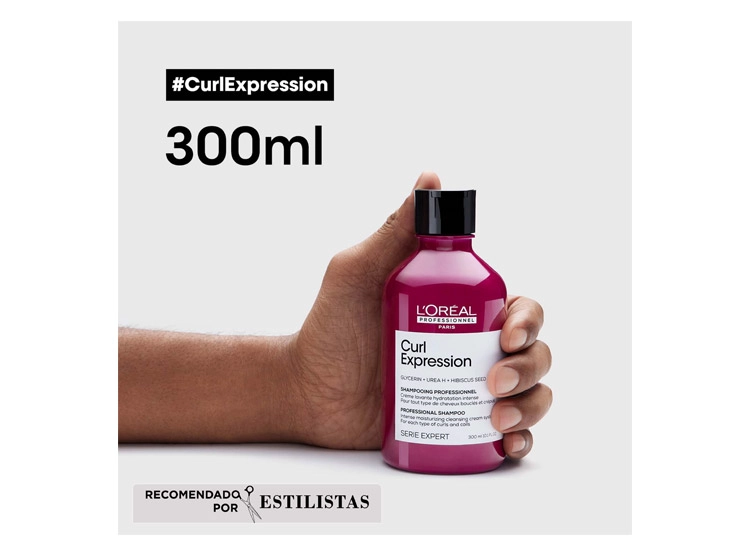 SHAMPOO LOREAL PROFESSIONNEL HIDRATANTE CABELLO RIZADO ONDAS CURL EXPRESSION 250 ML - 8