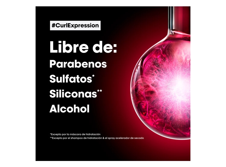 SHAMPOO LOREAL PROFESSIONNEL HIDRATANTE CABELLO RIZADO ONDAS CURL EXPRESSION 250 ML - 9