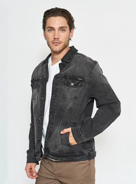 CHAQUETA HOMBRE BARBADOS DENIM - 1