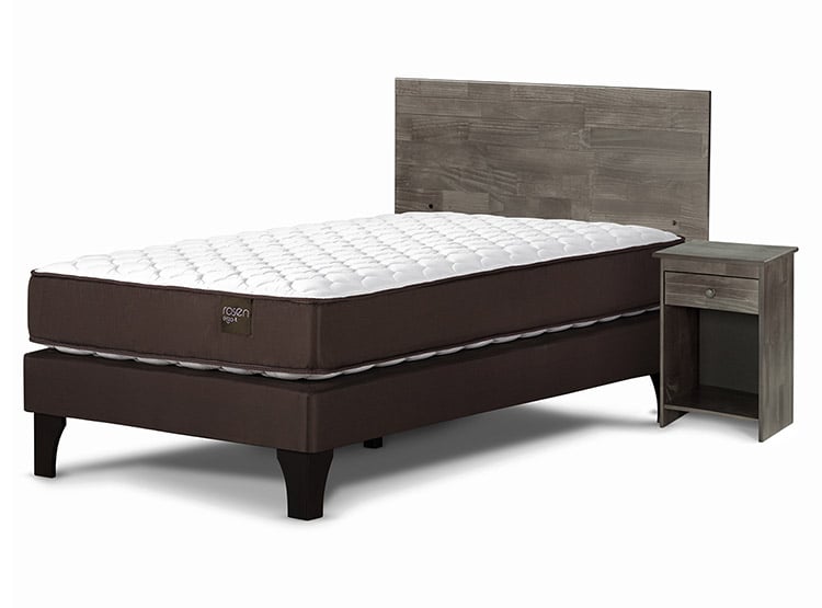 JUEGO DE DORMITORIO ROSEN CAMA EUROPEA ERGO T 1.5 PLAZAS + SET TABOR - 2