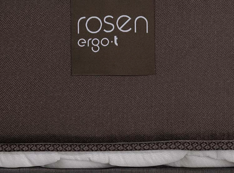 JUEGO DE DORMITORIO ROSEN CAMA DIVAN ERGO T 1.5 PLAZAS CAFÉ + SET TABOR - 10
