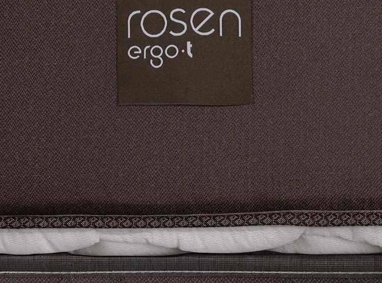 JUEGO DE DORMITORIO ROSEN CAMA DIVAN ERGO T 1.5 PLAZAS CAFÉ + SET TABOR - 10
