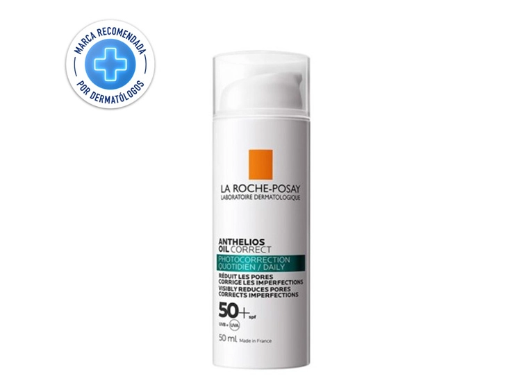 PROTECTOR SOLAR FACIAL LA ROCHE-POSAY ANTHELIOS OIL CORRECT SPF 50+ 50 ML