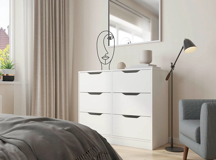COMODA CIC BLANCO 6C - 6