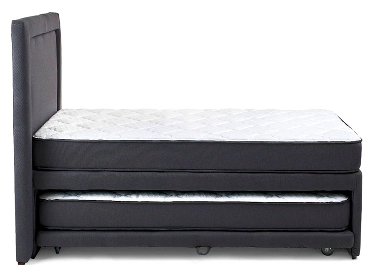 SET CAMA NIDO DRIMKIP FUNCIONAL 1 PLAZA GRIS + RESPALDO - 2