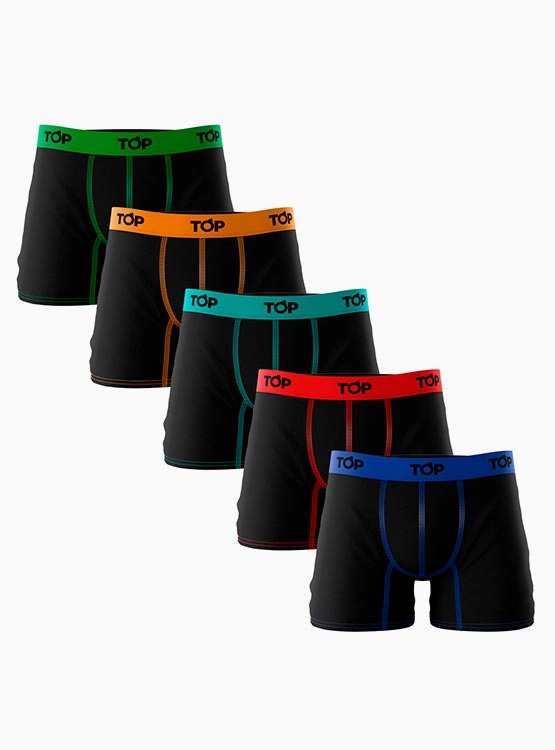 PACK 5 BOXER TOP - 1
