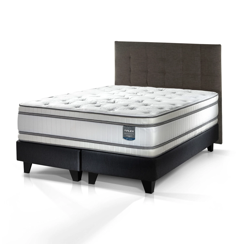 JUEGO DE DORMITORIO FLEX CAMA EUROPEA MAJESTY SÚPER KING + RESPALDO DESIGN - 2