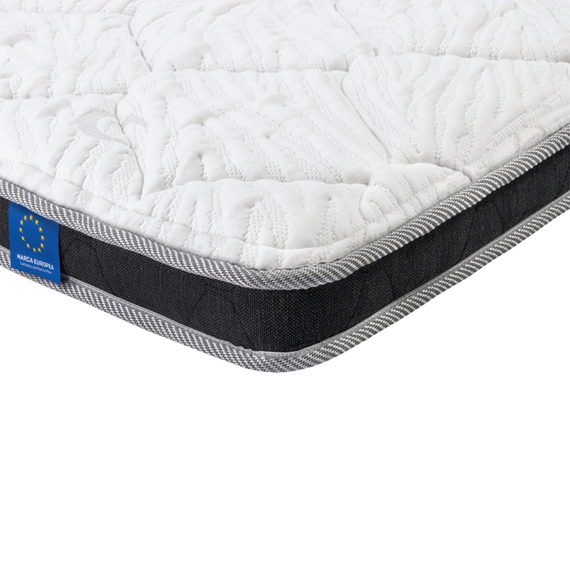 CUBRECOLCHON TOPPER FLEX 1 PLAZA BLANCO LISO SALUS - 4