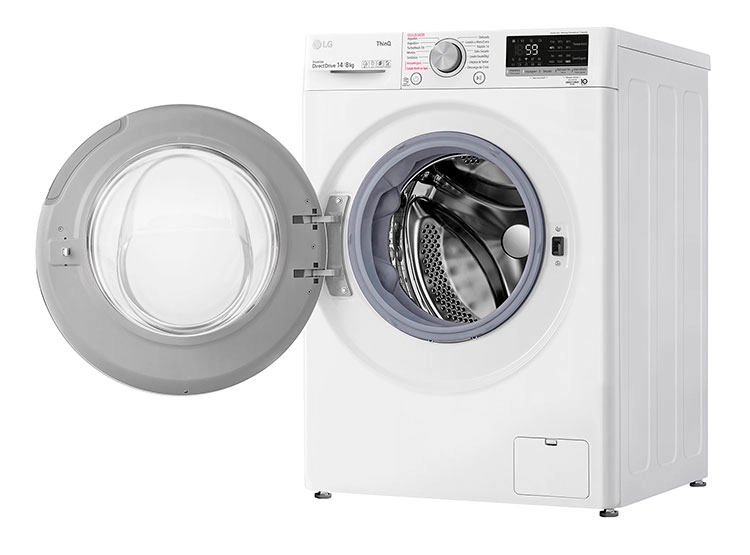 LAVADORA SECADORA LG WD14WVC4S6 14KG 8KG BLANCO - 7