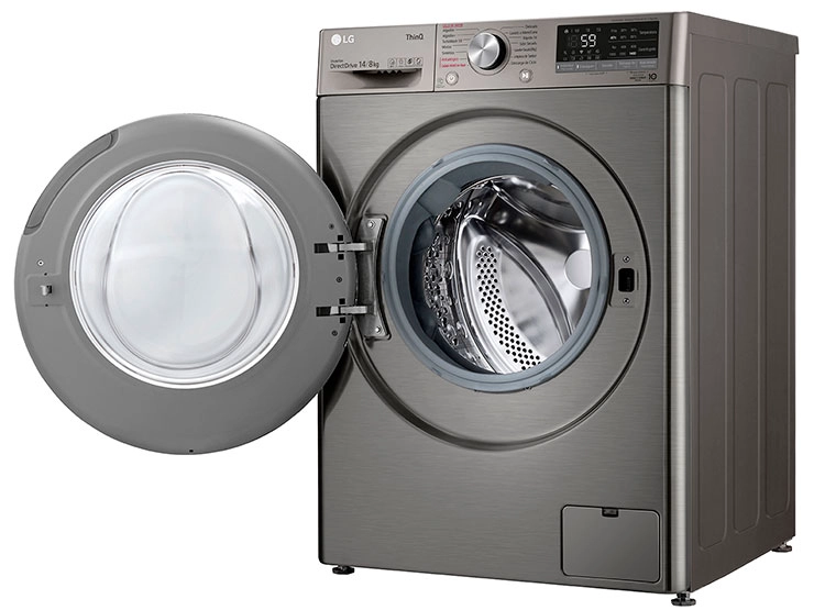 LAVADORA SECADORA LG WD14VVC4S6C 14KG 8KG PLATA - 5