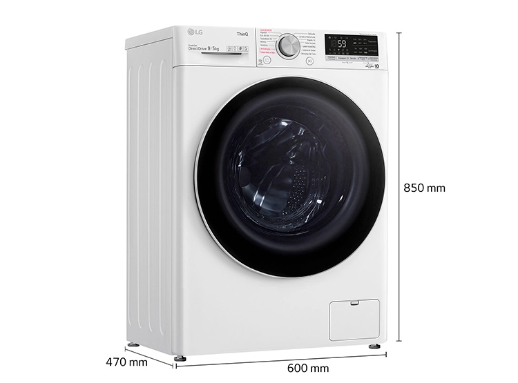 LAVADORA SECADORA LG WD9WVC4S6 9KG 5KG BLANCO - 9