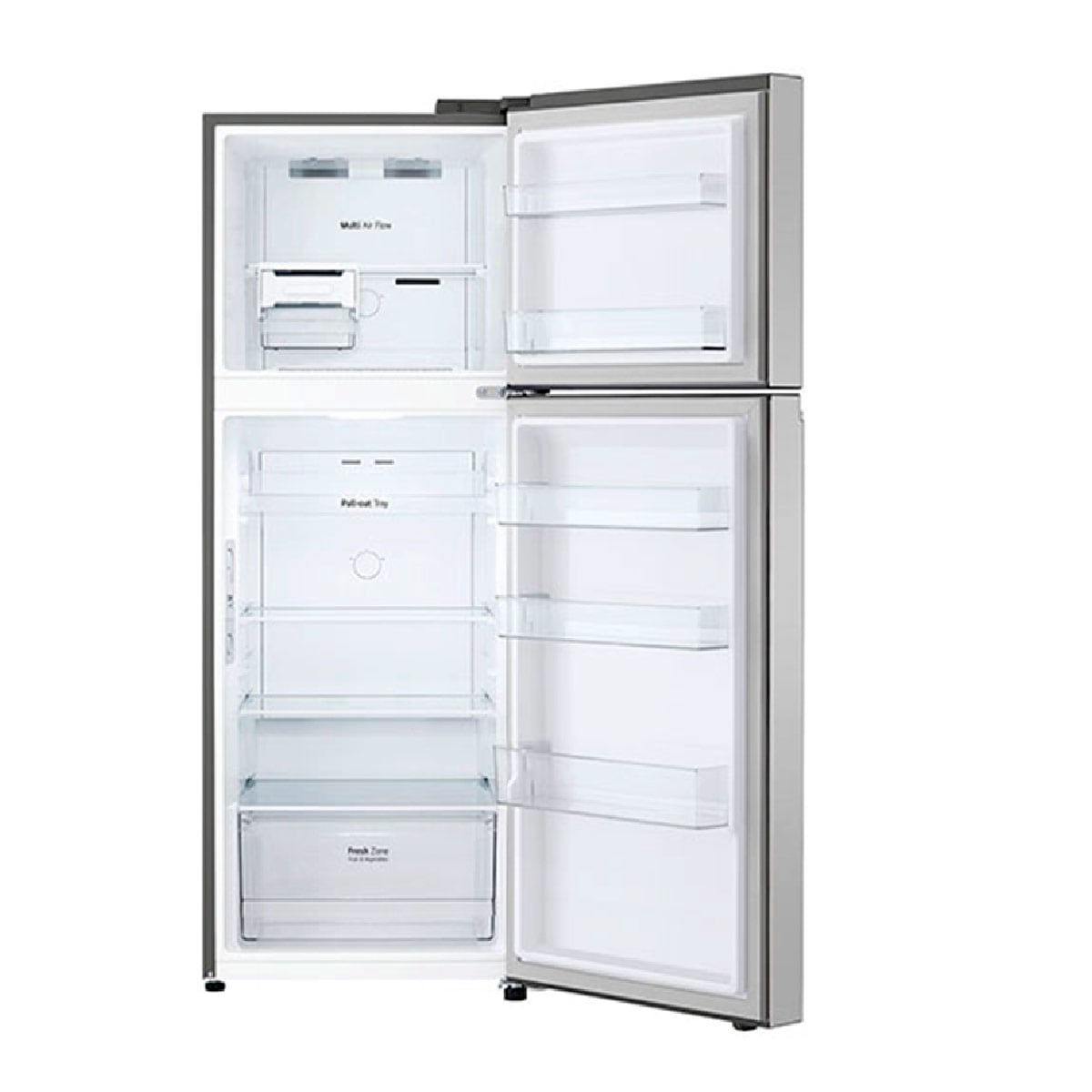 REFRIGERADOR TOP FREEZER LG VT32BPP 315L NO FROST PLATA - 3