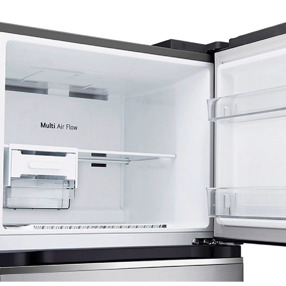 REFRIGERADOR TOP FREEZER LG VT32BPP 315L NO FROST PLATA - 6